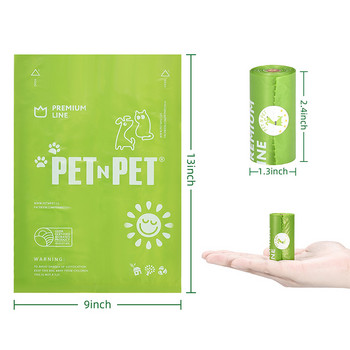 Βιοαποικοδομήσιμη τσάντα περιττωμάτων σκύλου Τσάντα προμηθειών με κόπρανα Φιλική προς τη Γη 360/720 Μετρήσεις 5 Micron Βολικά σκληρά απόβλητα για προϊόντα για γάτες