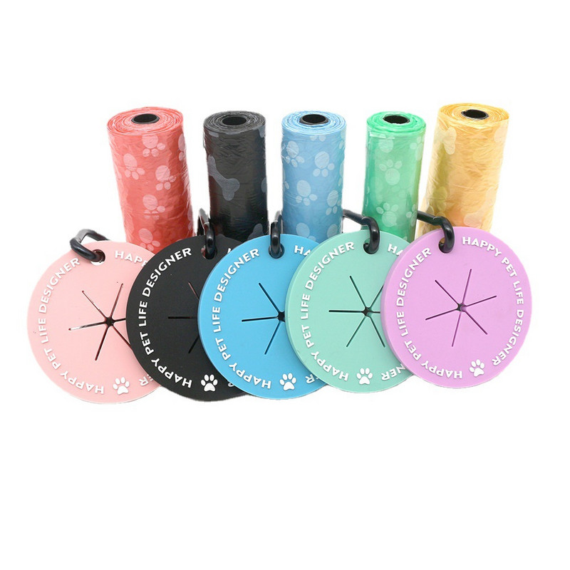 Mājdzīvnieku suņu izkārnījumu maisiņu dozators Brīvroku klipsis Suņiem Produkti Suņu izkārnījumu maisiņi Āra ceļojumi Mājdzīvnieku atkritumu maisu turētājs