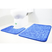 Zeegle reljefna prostirka za kupaonicu WC prostirke Podne prostirke za kupaonicu 2 kom./kom. Prostirka za kupaonicu Kupaonski tepih Tepisi za kupaonicu Otirač za noge