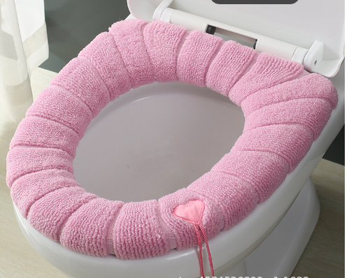 Univerzalna pletena podloga za WC školjku s ručkom Navlaka za kućnu WC školjku Periva prostirka Torbica Poklopac poklopca za WC školjku Kupaonski pribor