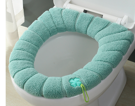 Univerzalna pletena podloga za WC školjku s ručkom Navlaka za kućnu WC školjku Periva prostirka Torbica Poklopac poklopca za WC školjku Kupaonski pribor