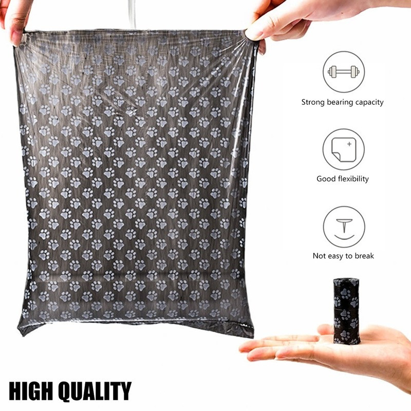 16/30 Roll Vrećice za pseći izmet Biorazgradiva ekološka vrećica za otpad od kućnih ljubimaca s dozatorom za prekide Alat za skupljanje izmeta za kućne ljubimce za van