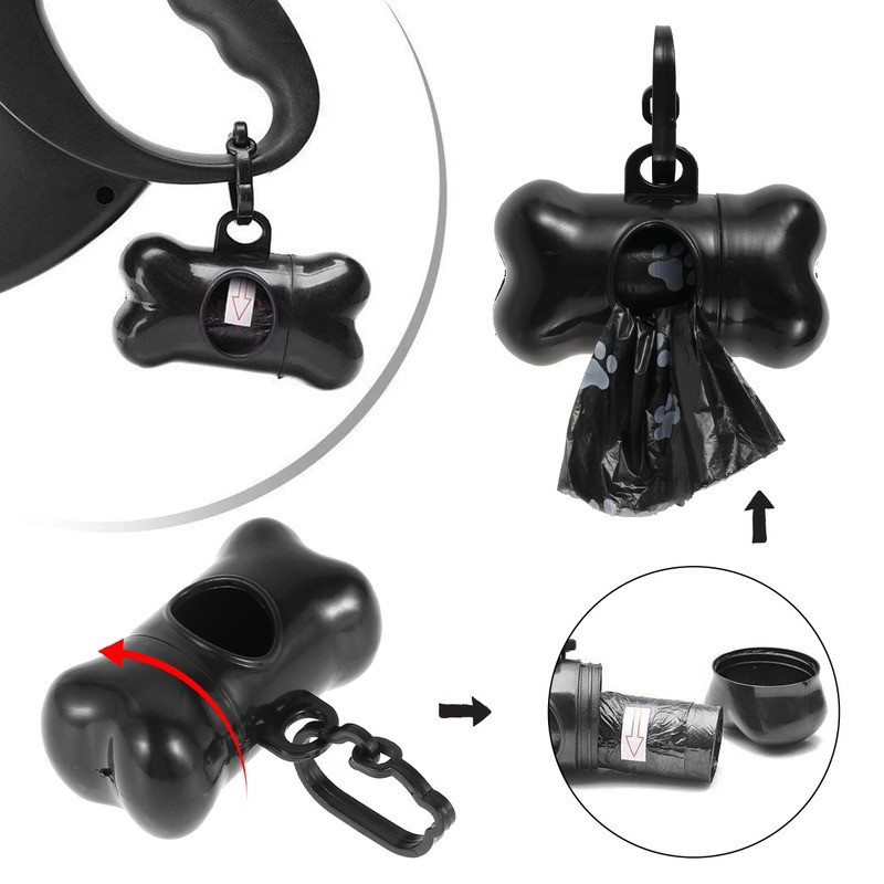 16/30 Roll Vrećice za pseći izmet Biorazgradiva ekološka vrećica za otpad od kućnih ljubimaca s dozatorom za prekide Alat za skupljanje izmeta za kućne ljubimce za van