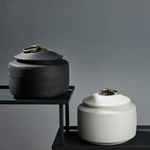 Keramika Pelnu Urna Aizzīmogota Kremēšana Apbedīšanas Pelni Piemiņa Mazie dzīvnieki Mājas suņu Kaķu memoriāls Piemērots Mājai Kamīni Apbedīšana