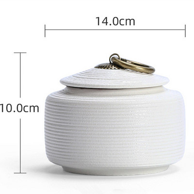 Keramika Pelnu Urna Aizzīmogota Kremēšana Apbedīšanas Pelni Piemiņa Mazie dzīvnieki Mājas suņu Kaķu memoriāls Piemērots Mājai Kamīni Apbedīšana