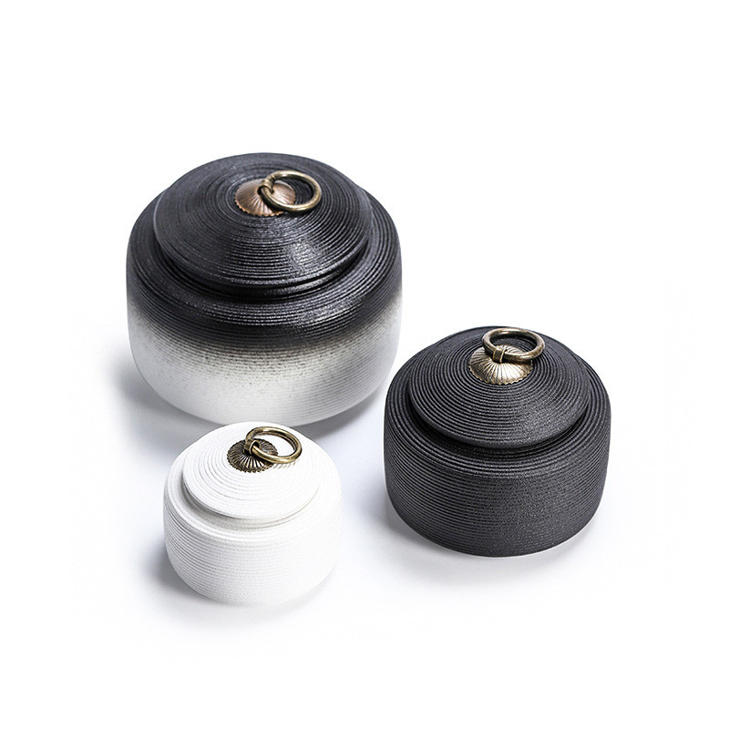 Keramika Pelnu Urna Aizzīmogota Kremēšana Apbedīšanas Pelni Piemiņa Mazie dzīvnieki Mājas suņu Kaķu memoriāls Piemērots Mājai Kamīni Apbedīšana