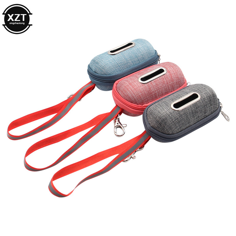 Pārnēsājams lina mājdzīvnieku suņu izkārnījumu maisiņu dozators, savācēju maisiņu turētājs ar virves tīrīšanas atkritumu atkritumu kastes suņu kakas maisiņu āra piederumi