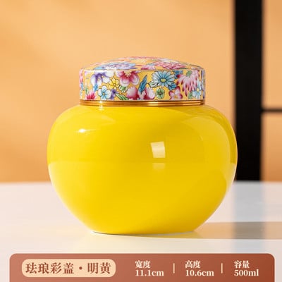 Emajl Keramika Staklenka za kremiranje kućnih ljubimaca Poklopac od legure Zatvorena tegla Pas Mačka Pogrebni spomenik Pogrebni pribor 500 ml Kapacitet Dva stila