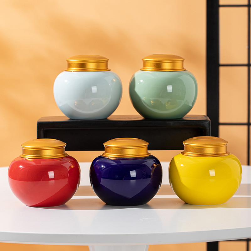 Emajl Keramika Staklenka za kremiranje kućnih ljubimaca Poklopac od legure Zatvorena tegla Pas Mačka Pogrebni spomenik Pogrebni pribor 500 ml Kapacitet Dva stila