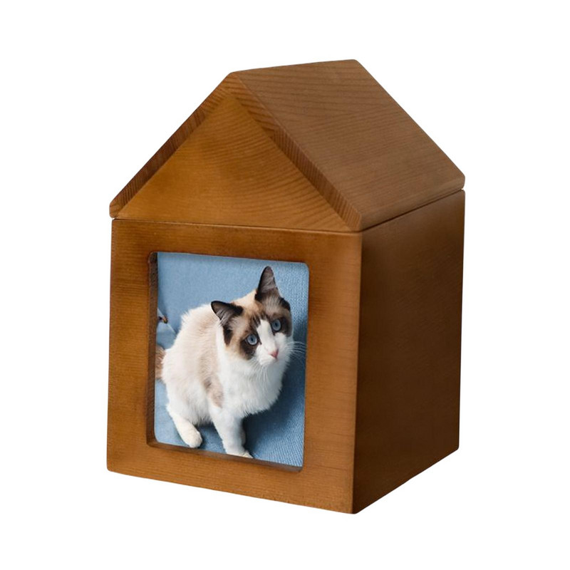 Mājdzīvnieku pelni Urnas Koka dzīvnieku piemiņas zīme Apbedīšanas piederumi Neaizmirstami