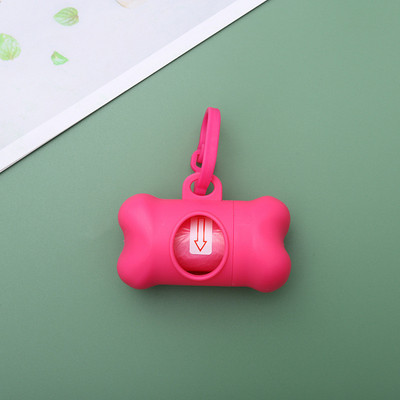 Mājdzīvnieku atkritumu maisu dozators suņu atkritumu maisu turētājam Plastmasas atkritumu maisu dozatora pārnēsāšanas futrālis Suņu mājdzīvnieku 1 ruļļa atkritumu maisi