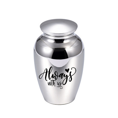 Uvijek s nama - personalizirane urne za kremiranje po narudžbi, aluminijski držač pepela za uspomenu na voljenog čovjeka