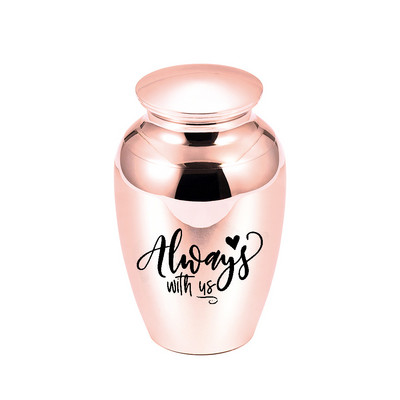 Uvijek s nama - personalizirane urne za kremiranje po narudžbi, aluminijski držač pepela za uspomenu na voljenog čovjeka