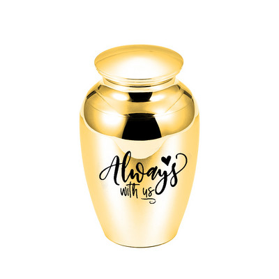 Uvijek s nama - personalizirane urne za kremiranje po narudžbi, aluminijski držač pepela za uspomenu na voljenog čovjeka