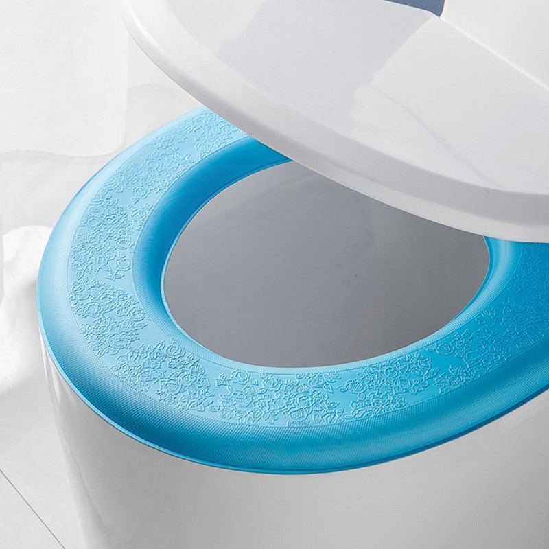 Silikonska Four Seasons meka kupaonica Closestool Mat Naljepnica Podloga Navlaka za WC školjku O-oblika WC jastuk je vodootporan X9n8 P4U1