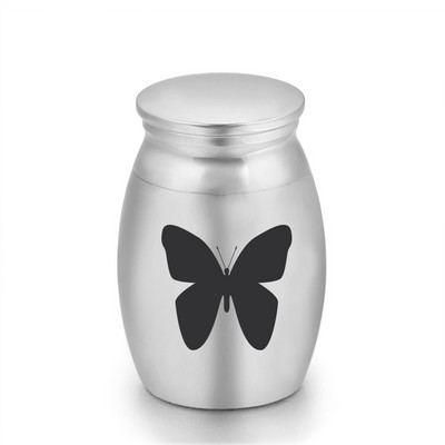 Leptir Pepeo za kremiranje Urna Posuda od aluminijske legure Mali kovčeg za spomenik 16X25mm/30X40mm