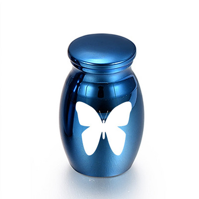 Leptir Pepeo za kremiranje Urna Posuda od aluminijske legure Mali kovčeg za spomenik 16X25mm/30X40mm