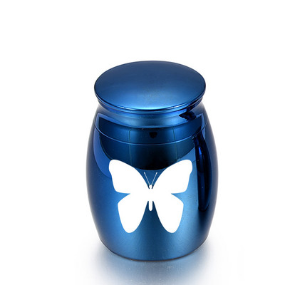 Leptir Pepeo za kremiranje Urna Posuda od aluminijske legure Mali kovčeg za spomenik 16X25mm/30X40mm