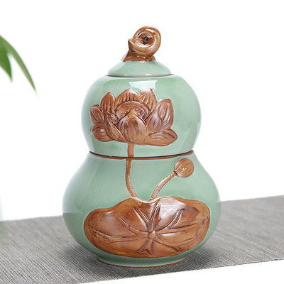 2 vienā lolojumdzīvnieku pelni Urna Keramika Mainīga glazūra Ķirbja urnas Kremācijas Pelnu turētājs mājdzīvnieku apbedīšanai mājās Memoriāls mājdzīvnieka izlaišanai