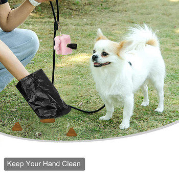 Προμήθειες για κατοικίδια 10-100 Rolls Dog Poop Bags for Waste Refuse Cleanup Αντικατάσταση ρολού σκυλιών για υπαίθριο κουτάβι για περπάτημα και ταξίδια