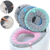 Zimska topla navlaka za WC školjku Periva kupaonska podloga za WC školjku Jastuk s ručkom Deblja mekana prostirka Toplija prostirka za stolac