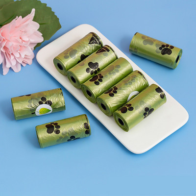 Mājdzīvnieku suņu kakas maisi Dozators Savācējs Atkritumu maiss Kucēns Kaķis Izkārnījumu maisiņš Mazie ruļļi āra tīrīšanai Mājdzīvnieku piederumi