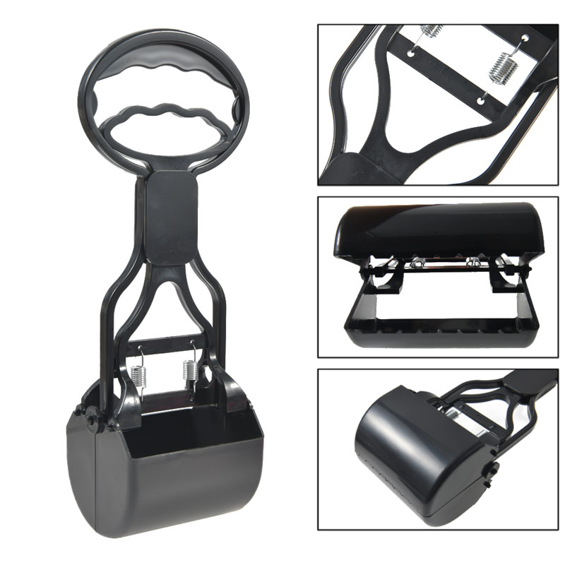 Mājdzīvnieks suns kaķis pooper Scooper Suns paceļ tualeti, lai lāpstu izkārnījumos Artefakts Clean sūdu rīks