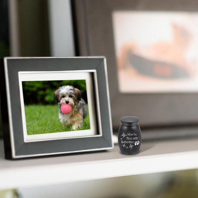 Mini urnas piemiņas mini urnas mājdzīvnieku pelniem nerūsējošā tērauda Mini kremācijas urna mājdzīvnieku pelniem Maza mājdzīvnieku mini urna kaķu pelniem