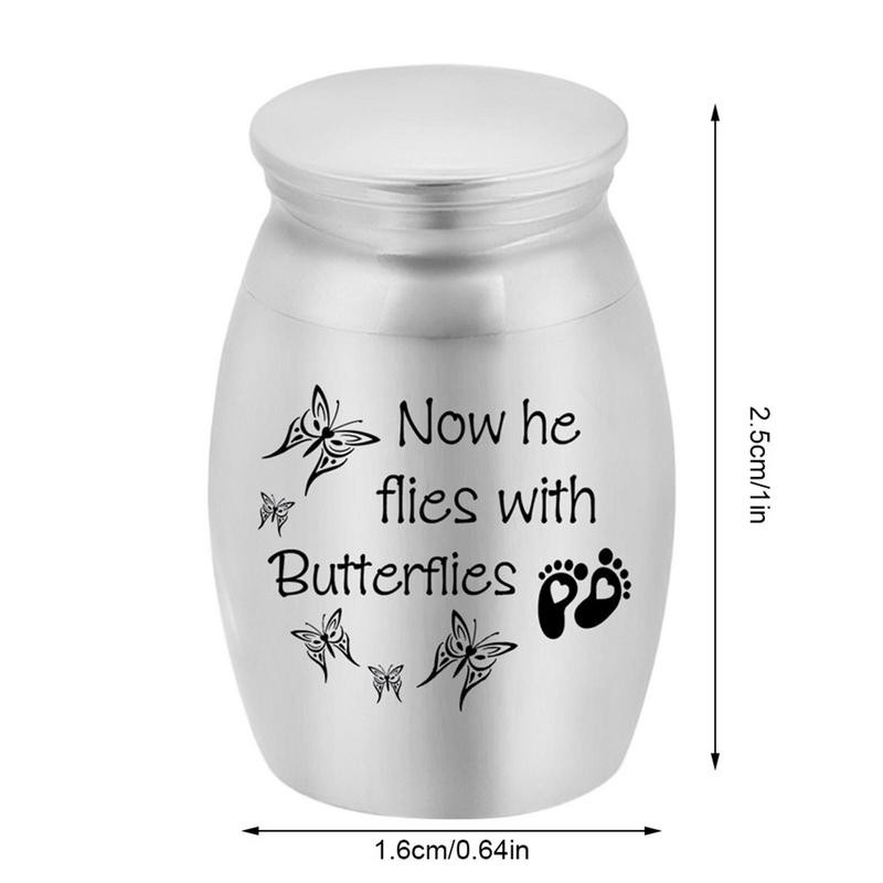 Mini urnas piemiņas mini urnas mājdzīvnieku pelniem nerūsējošā tērauda Mini kremācijas urna mājdzīvnieku pelniem Maza mājdzīvnieku mini urna kaķu pelniem