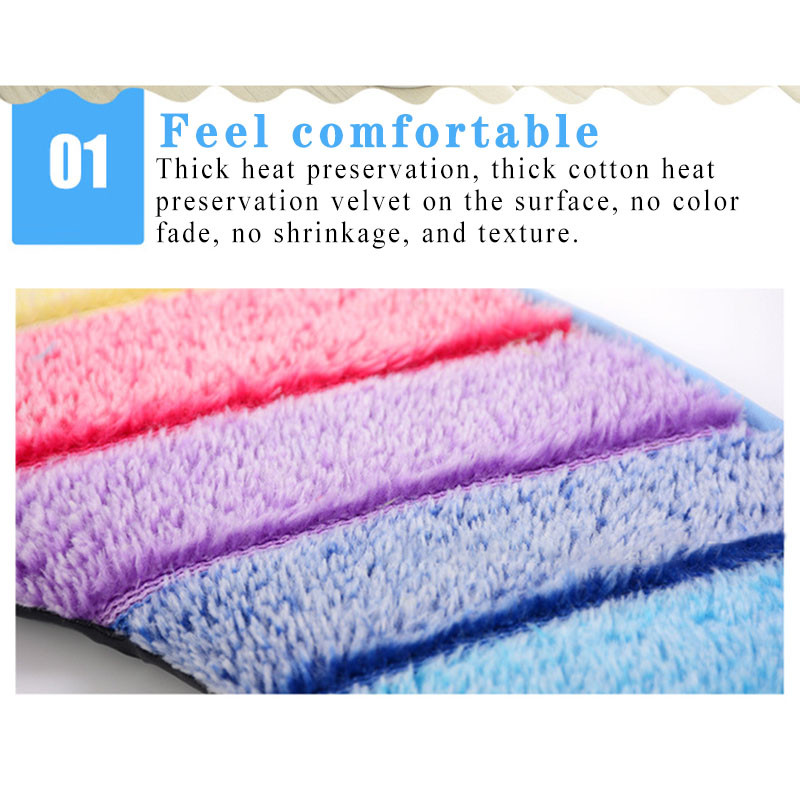 1 kom višekratna bundeva šara održava toplinu navlaka za WC sjedalo za kupaonicu udobne koraljne baršunaste jastučiće duginih boja