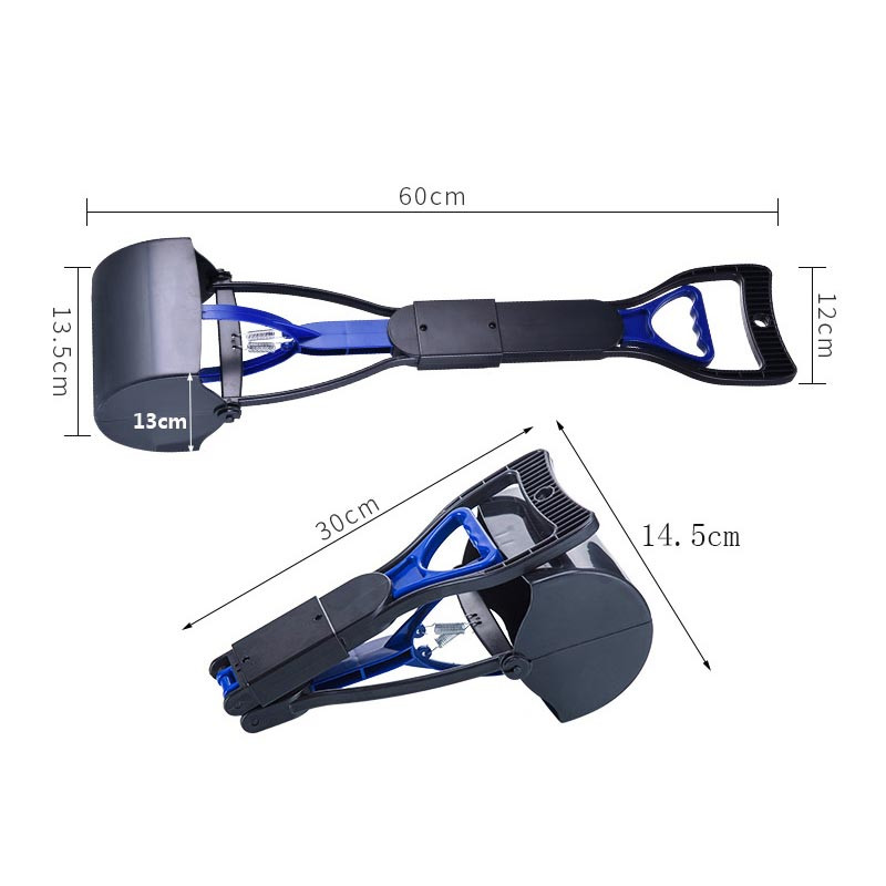 Pas za kućne ljubimce s dugom drškom Pet Pooper Scooper Dog Cat Sakupljač otpada Čeljust Poop Scoop Pokupite čisti otpad Alati za čišćenje Kućni ljubimci 60CM