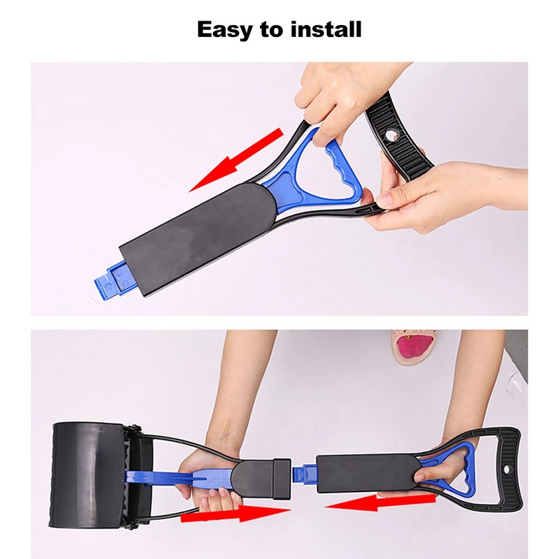 Pas za kućne ljubimce s dugom drškom Pet Pooper Scooper Dog Cat Sakupljač otpada Čeljust Poop Scoop Pokupite čisti otpad Alati za čišćenje Kućni ljubimci 60CM