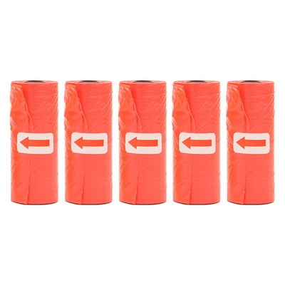 Vrećice za izmet kućnih ljubimaca Jednokratne vrećice za pseći izmet Vrećice za rasuti izmet s kopčom za povodac i dozatorom vrećice za kosti 5 rola (75kom) vrećica s otiscima šapa