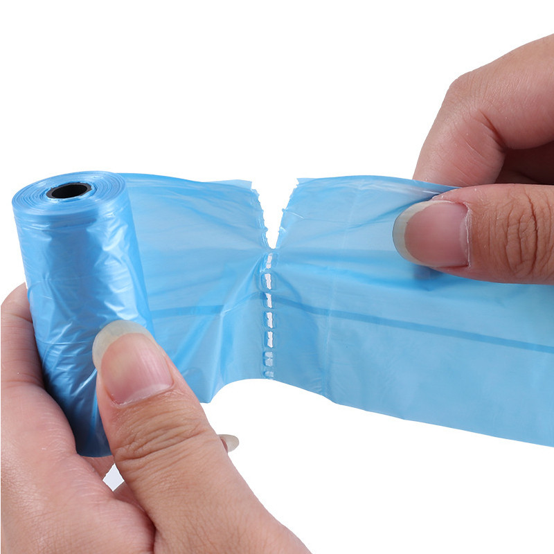 Vrećice za izmet kućnih ljubimaca Jednokratne vrećice za pseći izmet Vrećice za rasuti izmet s kopčom za povodac i dozatorom vrećice za kosti 5 rola (75kom) vrećica s otiscima šapa