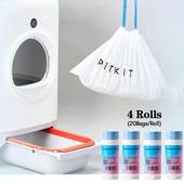 4 rulli Petkit Smart Cat WC prügikott Lagunevad lemmiklooma kaka prügikotid kassiliivakasti voodipannile lemmikloomatarvikute tarvikud