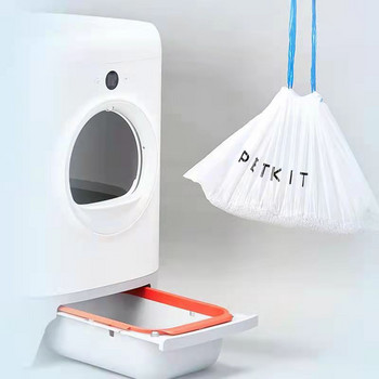 4 Rolls Petkit Smart Cat Toilet Σακούλα σκουπιδιών Διασπώμενες σακούλες απορριμμάτων για κατοικίδια για κουτί απορριμμάτων γάτας Πανδοχείο για αξεσουάρ κατοικίδιων προμήθειες