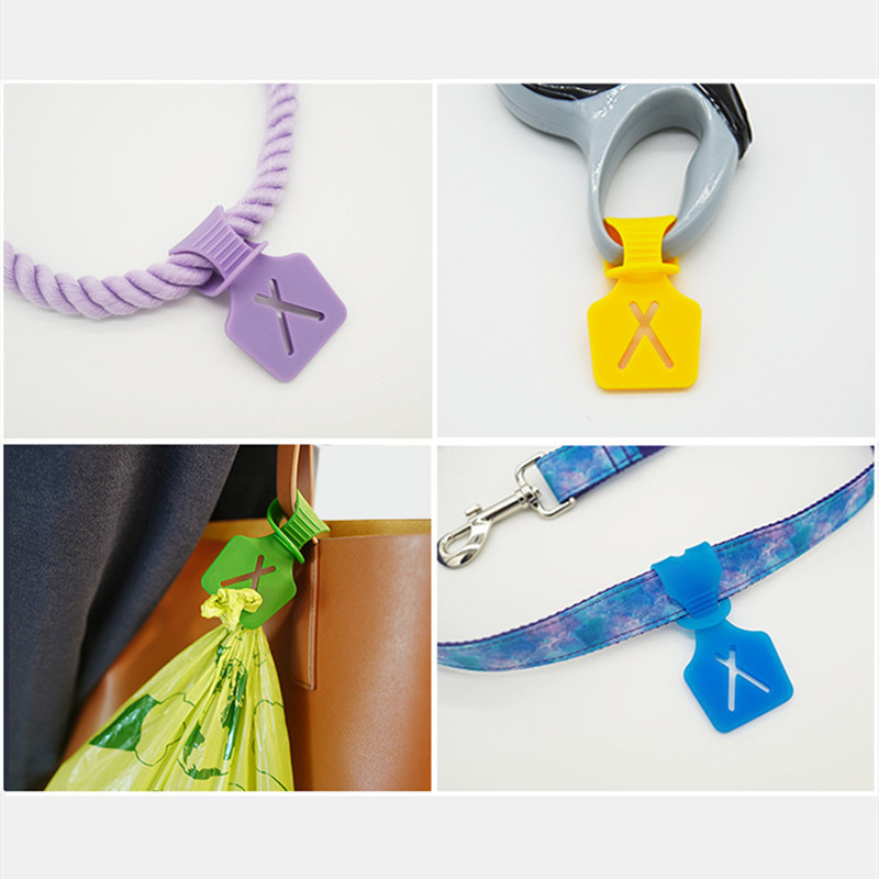 Novi silikonski dozator vrećice za pseću kakicu Držač vrećice za pseću kakicu Kvačica za vreću za smeće za kućne ljubimce Kvačica za slobodne ruke Pribor za čišćenje pasa