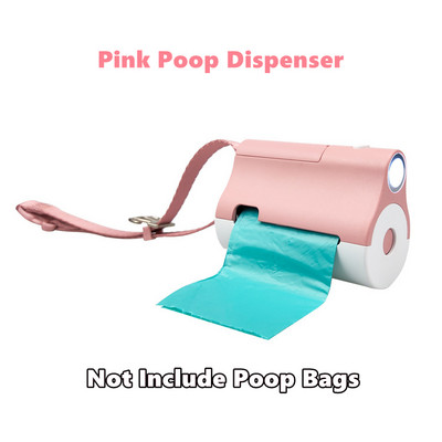 MEOWS Prijenosna lopatica za pseću kakicu Pooper Picker s LED svjetiljkom i kopčom za povodac za potrepštine za kućne ljubimce Držač za vrećice za otpad