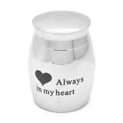 Lijes s urnom za kućne ljubimce 40*29 mm od nehrđajućeg inoksa Pepeo za kućne ljubimce Spomenici Pseća urna Pogrebna kremacija Mačka Ptica Spremnik za mini životinje Dlaka Uspomena za kućnog ljubimca