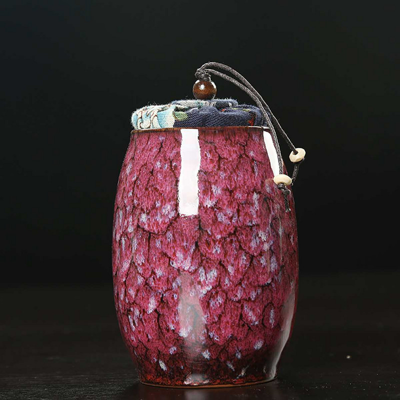 Mājdzīvnieku kremācijas burka bēru suvenīrs keramikas mājdzīvnieku suns kaķu kremācijas burka putnu peles pelnu lolojumdzīvnieku urna mājdzīvnieku atmiņa 6 * 13.3CM / 300ML