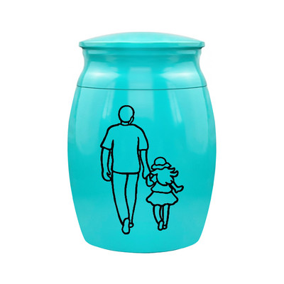 Mazas urnas cilvēku pelniem Mazas kremācijas urnas vīriešiem Sievietēm Mini dzīvības koka urnas pelniem — uz visiem laikiem atcerēsies