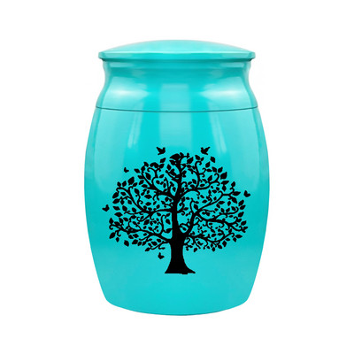 Mazas urnas cilvēku pelniem Mazas kremācijas urnas vīriešiem Sievietēm Mini dzīvības koka urnas pelniem — uz visiem laikiem atcerēsies