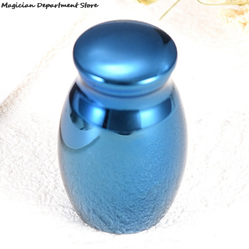 Blue Ashes Jar Love Pet Text Kutija za pohranu Cross Bird Dog Memorial Collection Kutija s poklopcem za psiće i mače