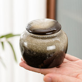 Krāsu mājdzīvnieku keramikas kārba piemiņas lolojumdzīvnieku urnas zīmoga pods Liels piemiņas zārks Porcelāna burka Mājdzīvnieku pelnu uzglabāšana Piemiņas apbedīšanas turētājs