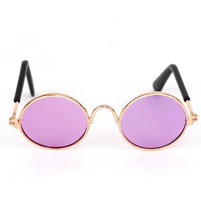 Vintage στρογγυλά γυαλιά ηλίου γάτας Reflection γυαλιά γυαλιά για κατοικίδια Προϊόντα για σκύλους γατάκια Σκύλος γάτα Αξεσουάρ για μικρά σκυλιά