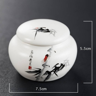 Mini mėlyna keraminė urna Mažos kremavimo urnos žmonių pelenams Gyvūnų laidotuvių karstas Miniatiūrinės memorialinės laidotuvių urnos dalijimasis pelenais