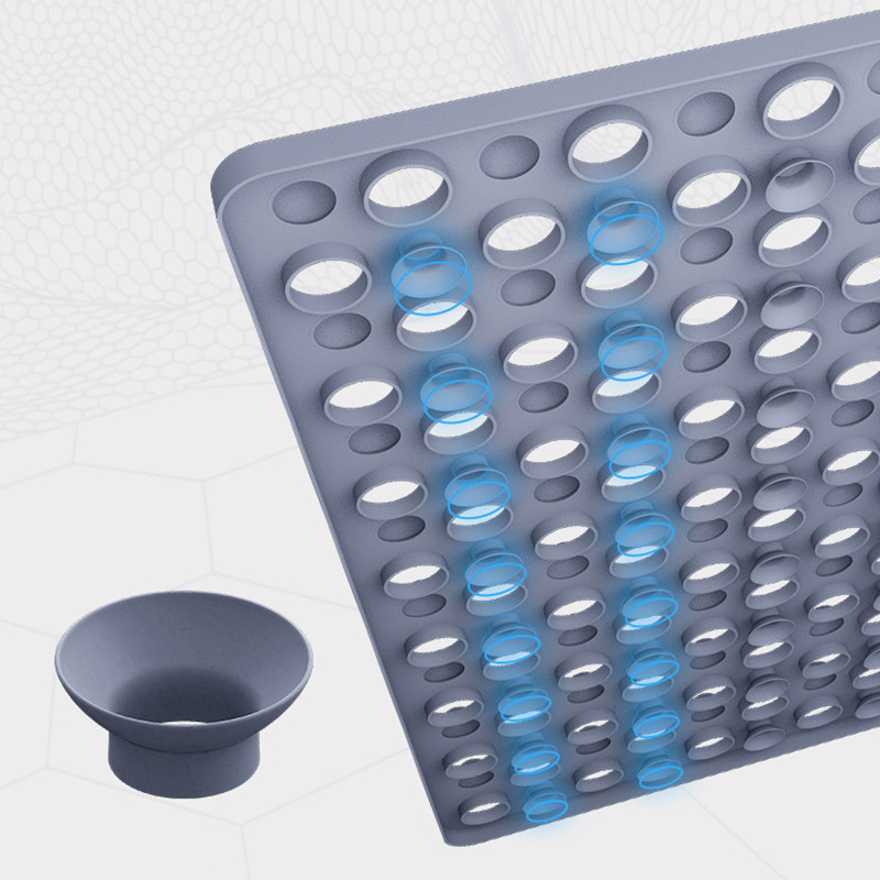 Ekološki prihvatljiva PVC prostirka za kupaonicu za trudnice, dijete Neklizajuća, netoksična masažna prostirka za kupanje Protuklizna prostirka za kupaonicu Kupaonske prostirke