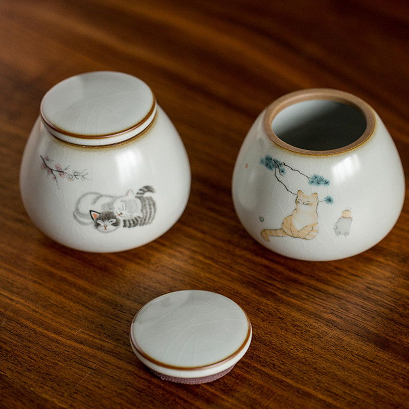 Keramika Zapečaćena urna od pepela Kremiranje Pogrebni pepeo Uspomena Male životinje Kućni ljubimac Pas Mačka Spomenik Prikladni kućni kamini Pokop