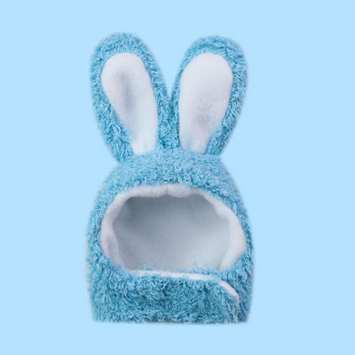 Сладка котка Шапка за шапка Зайче Drag Hat Котка Куче Шапка Костюм Изпълнение PhotoProps Забавна шапка за домашен любимец Заешки уши Cosplay Топла качулка