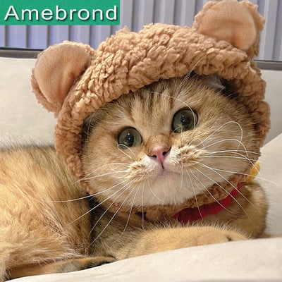 Mütsid kassidele Kassikõrvakork Kasside tarvikud Pehmed ja mugavad plüüsist lemmikloomatarbed Lemmikloomatarvikud Kuum allahindlus Instagrami dropshipis